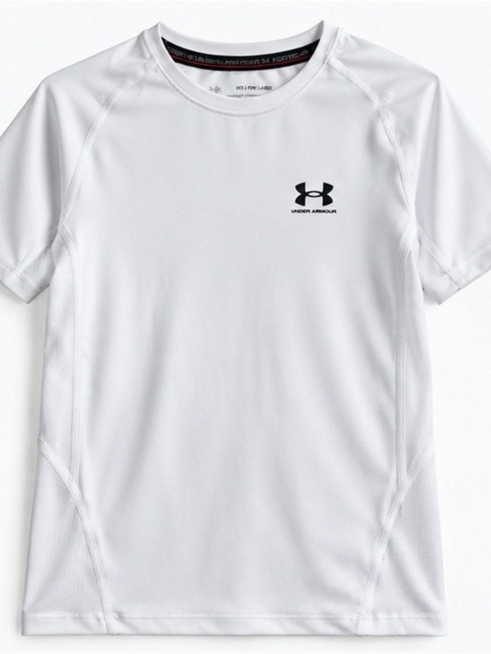 Under Armour HeatGear Armour Boys YXL White Performance Shirt